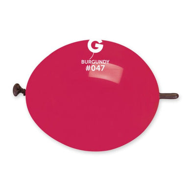 Solid Balloon Burgundy G-Link #047 - 6 in.