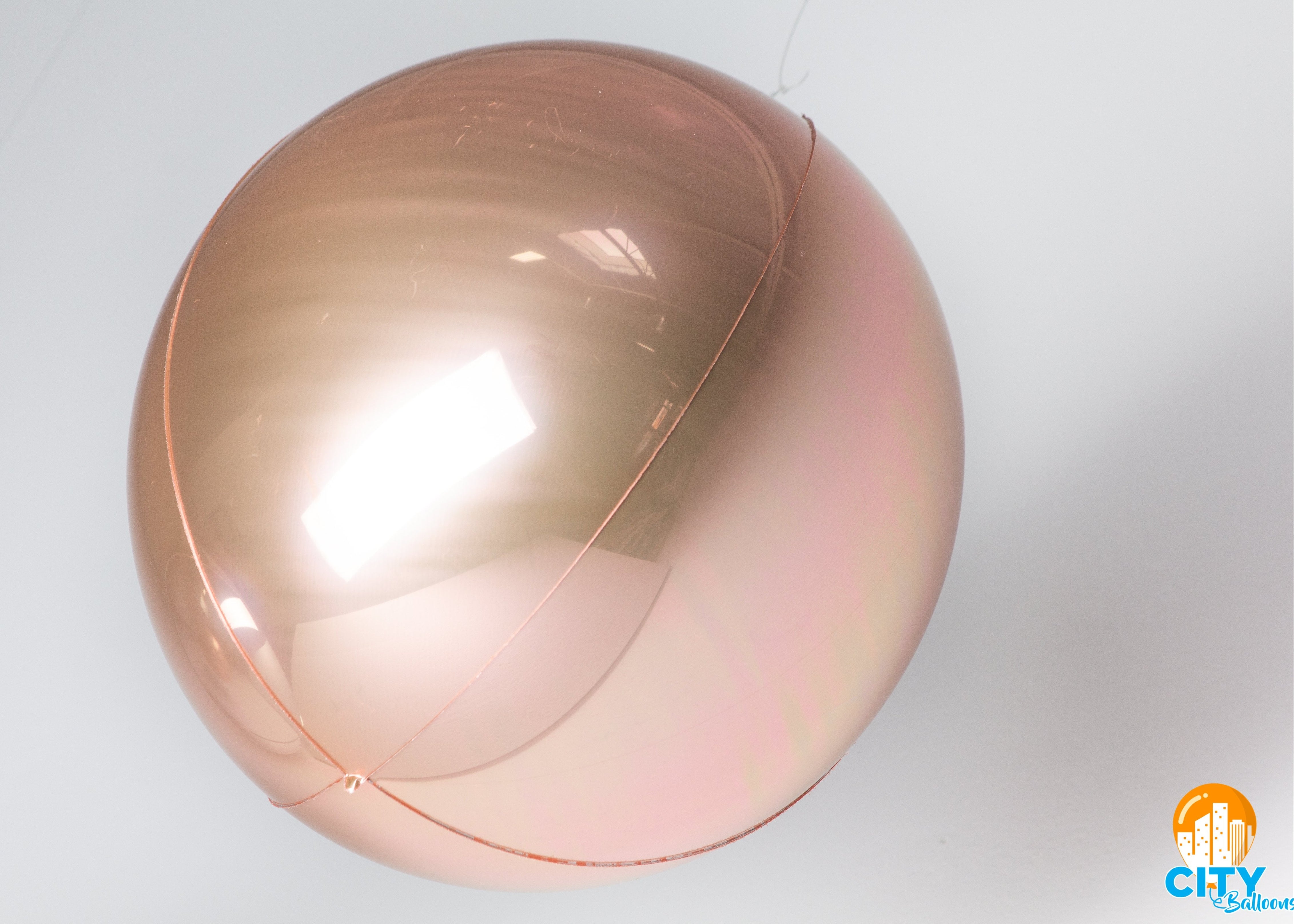 Orb Foil Balloon Sphere 21 in. - Rose Gold
