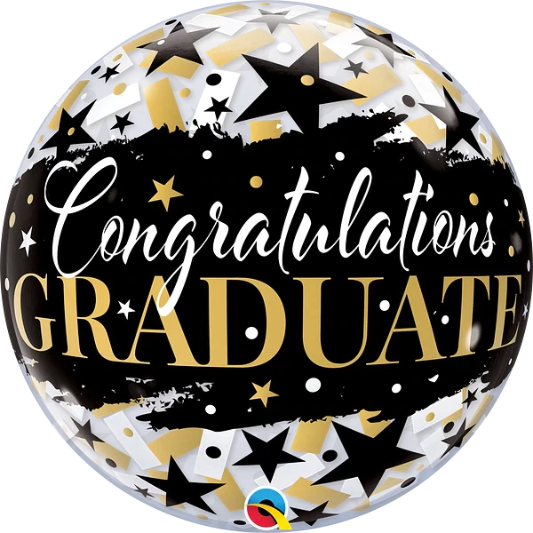 Congratulations Graduate Bubble Balloon 22 in.