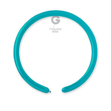 Solid Balloon Turquoise #068 - 1 in.
