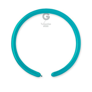 Solid Balloon Turquoise #068 - 1 in.