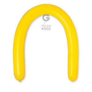 Solid Balloon Yellow #002 3 in.