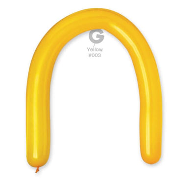 Solid Balloon Yellow #003 3 in.