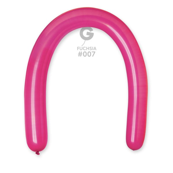 Solid Balloon Fuchsia #007 - 3 in.