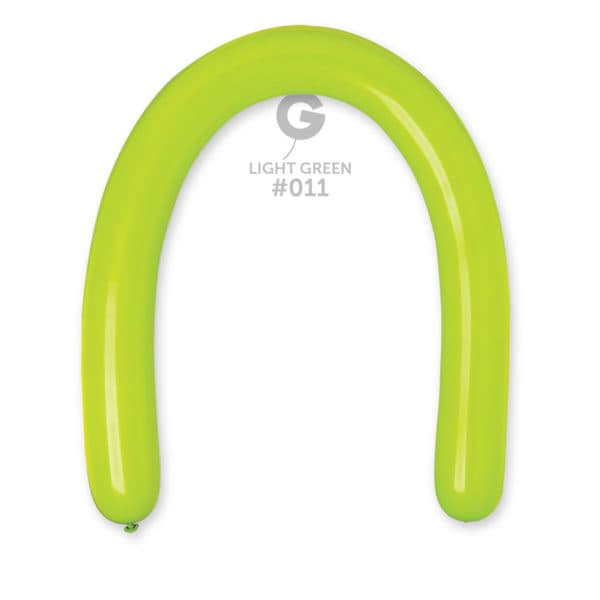 Solid Balloon Light Green #011 - 3 in.