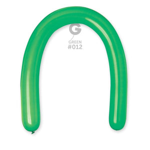 Solid Balloon Green #012 3 in.