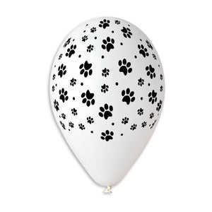Dog Paws Printed Balloon 12 in.