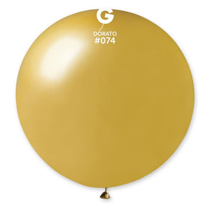 Metallic Balloon Dorato #074 - 31 in. (x1)