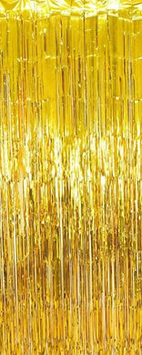 Sparkle Fringe Curtain - 3' x 8' - Gold