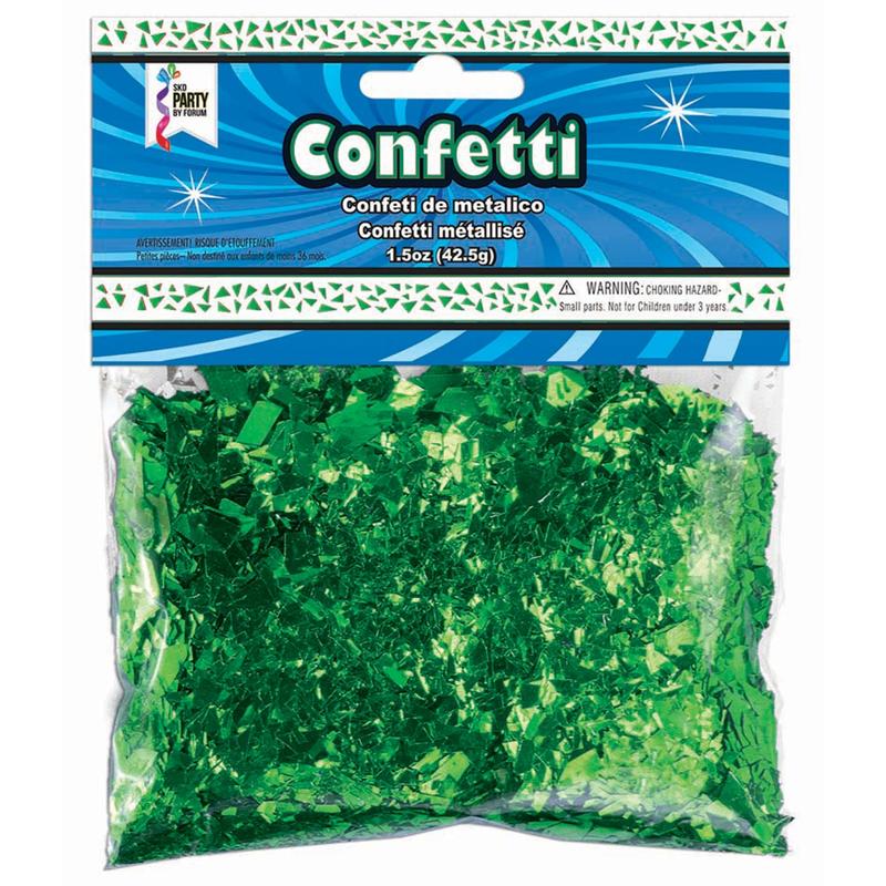 Migas de confeti metalizado - Verde