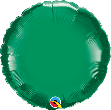 Round Solid Foil Balloon 18 in. - Green