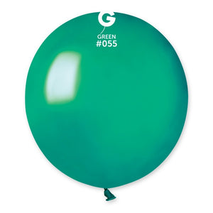 Metallic Balloon Green #055 - 19 in.