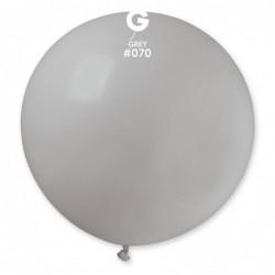 Solid Balloon Gray #070 - 31 in. (x1)