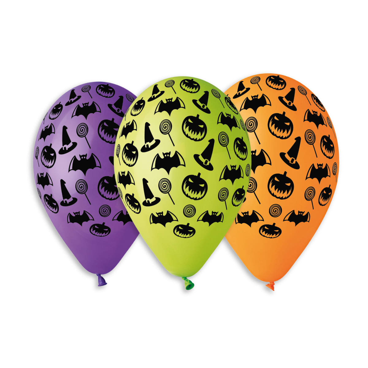 Globos estampados con textura de Halloween, surtidos, 13 pulgadas, n.º 217