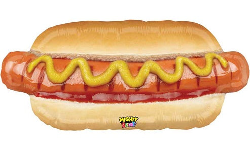 Mighty Bright Hot Dog Shape Balloon 34 in.