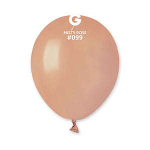 Solid Balloon Misty Rose  #099 - 5 in.