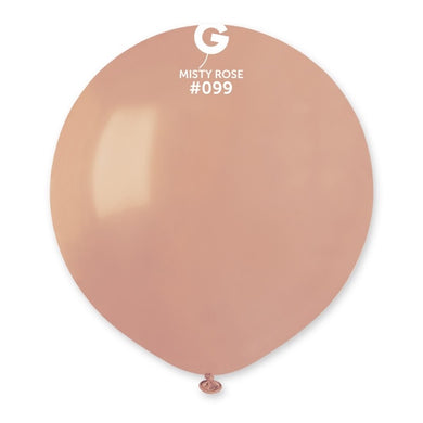 Solid Balloon Misty Rose #099 - 19 in.