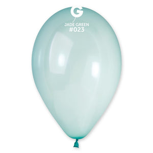 Crystal Balloon Jade Green #023 - 13 in.
