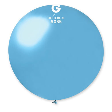 Metallic Balloon Light Blue #035 - 31 in. (x1)