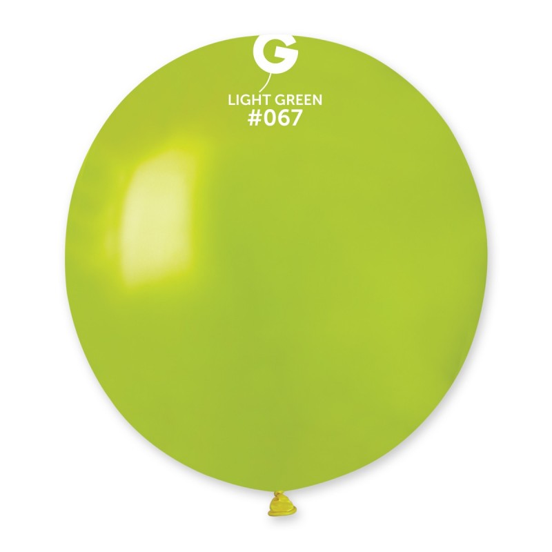 Metallic Balloon Light Green #067 - 19 in.