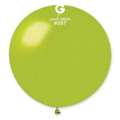 Metallic Balloon Light Green #067 - 31 in. (x1)