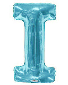 Light Blue Foil Letters (A to Z) - 14 in.