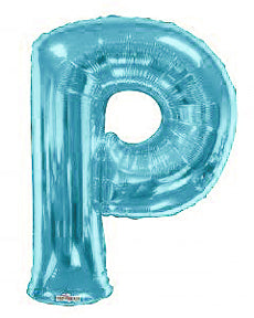 Light Blue Foil Letters (A to Z) - 14 in.