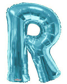 Light Blue Foil Letters (A to Z) - 14 in.