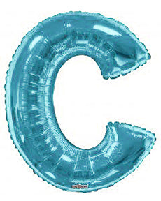 Light Blue Foil Letters (A to Z) - 14 in.