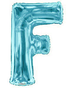 Light Blue Foil Letters (A to Z) - 14 in.