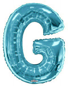 Light Blue Foil Letters (A to Z) - 14 in.