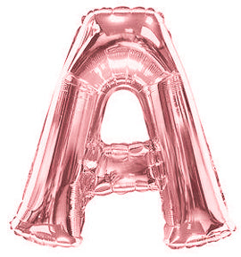 Light Pink Foil Letters (A to Z) - 14 in.