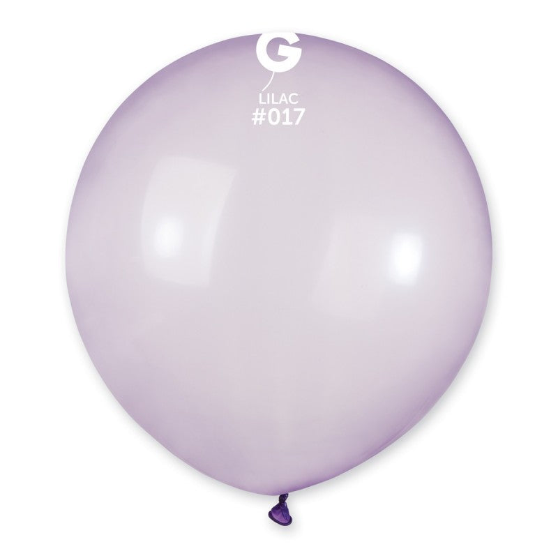 Globo de cristal lila n.º 017 pulg. - 19 pulg.