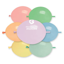 Load image into Gallery viewer, Solid Balloon Macaron Assorted G-Link 6 in.