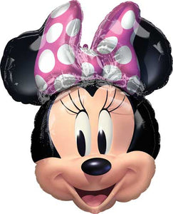 Minnie Mouse Forever Head Foil Balloon 26 in.