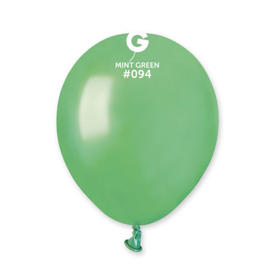 Metallic Balloon Mint Green #094 - 5 in.