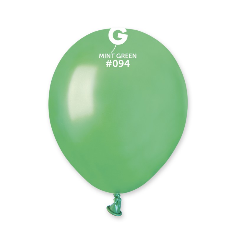 Metallic Balloon Mint Green #094 - 5 in.