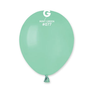Solid Balloon Mint Green #077 - 5 in.