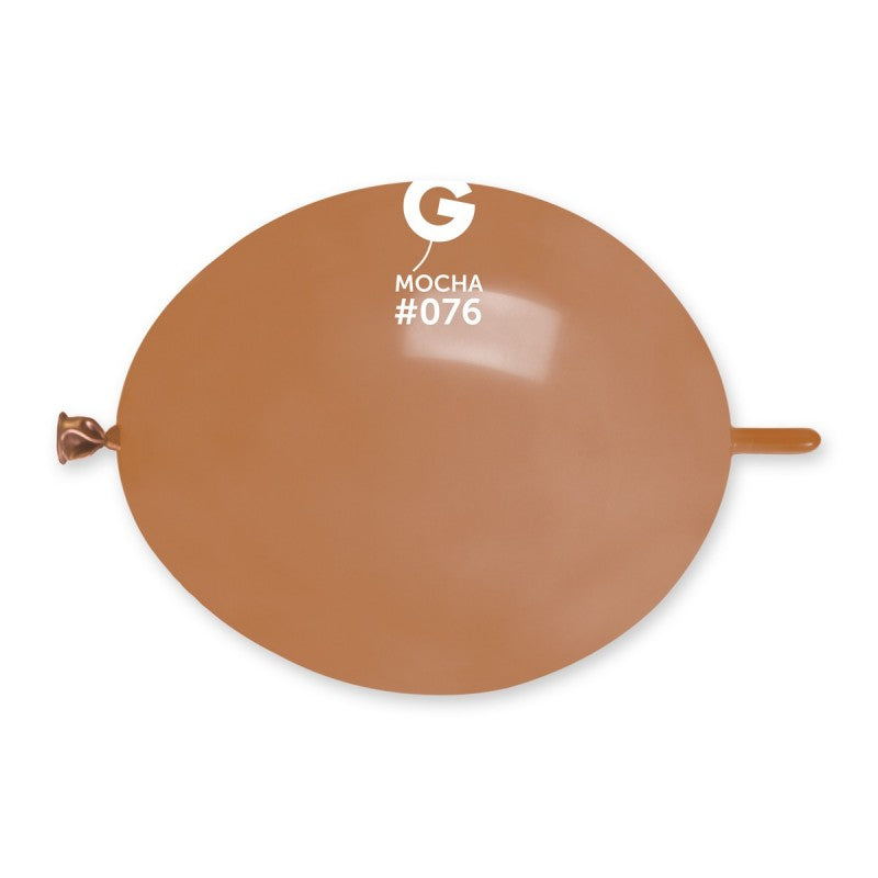 Solid Balloon Mocha G-Link #076 - 6 in.