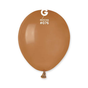 Solid Balloon Mocha #076 - 5 in.
