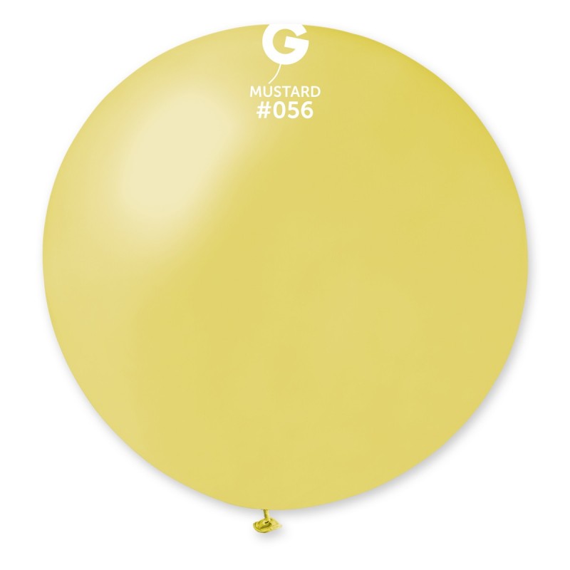 Globo metalizado amarillo bebé n.° 056 - 31 pulgadas (x1)