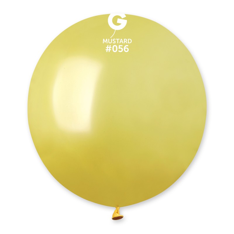 Metallic Balloon Baby Yellow #056 - 19 in.