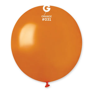 Metallic Balloon Orange #031 - 19 in.