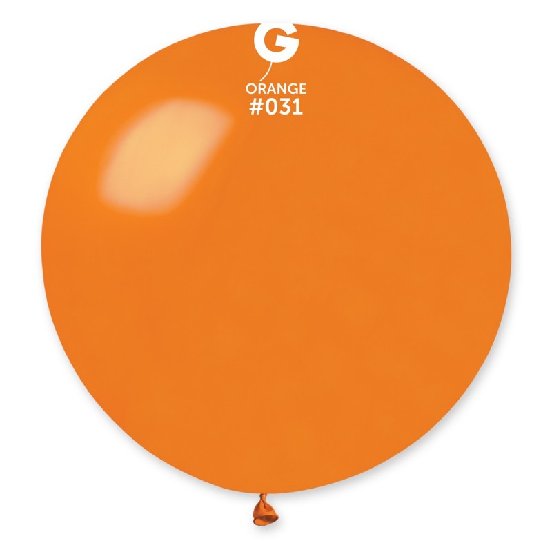 Metallic Balloon Orange #031 - 31 in. (x1)