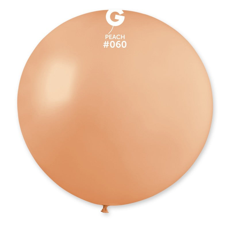 Solid Balloon Peach #060 - 31 in. (x1)