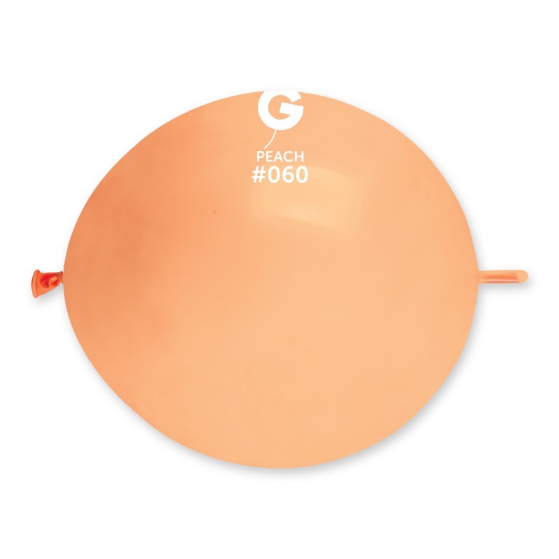 Globo sólido color melocotón G-Link #060 - 13 pulg.