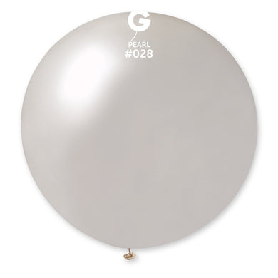 Metallic Balloon Pearl #028 - 31 in. (x1)
