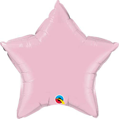 Star Shaped Foil Balloons - 18 in. Pearl Pink