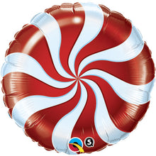 Load image into Gallery viewer, Round Peppermint Foil Balloon (Choose Size/Color)