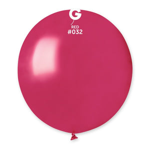 Metallic Balloon Red #032 - 19 in.